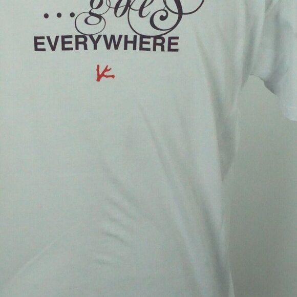 Isaia Napoli What Happens In Capri Goes Everywhere Cotton T Shirt XL BRAND NEW - Picture 3 of 5